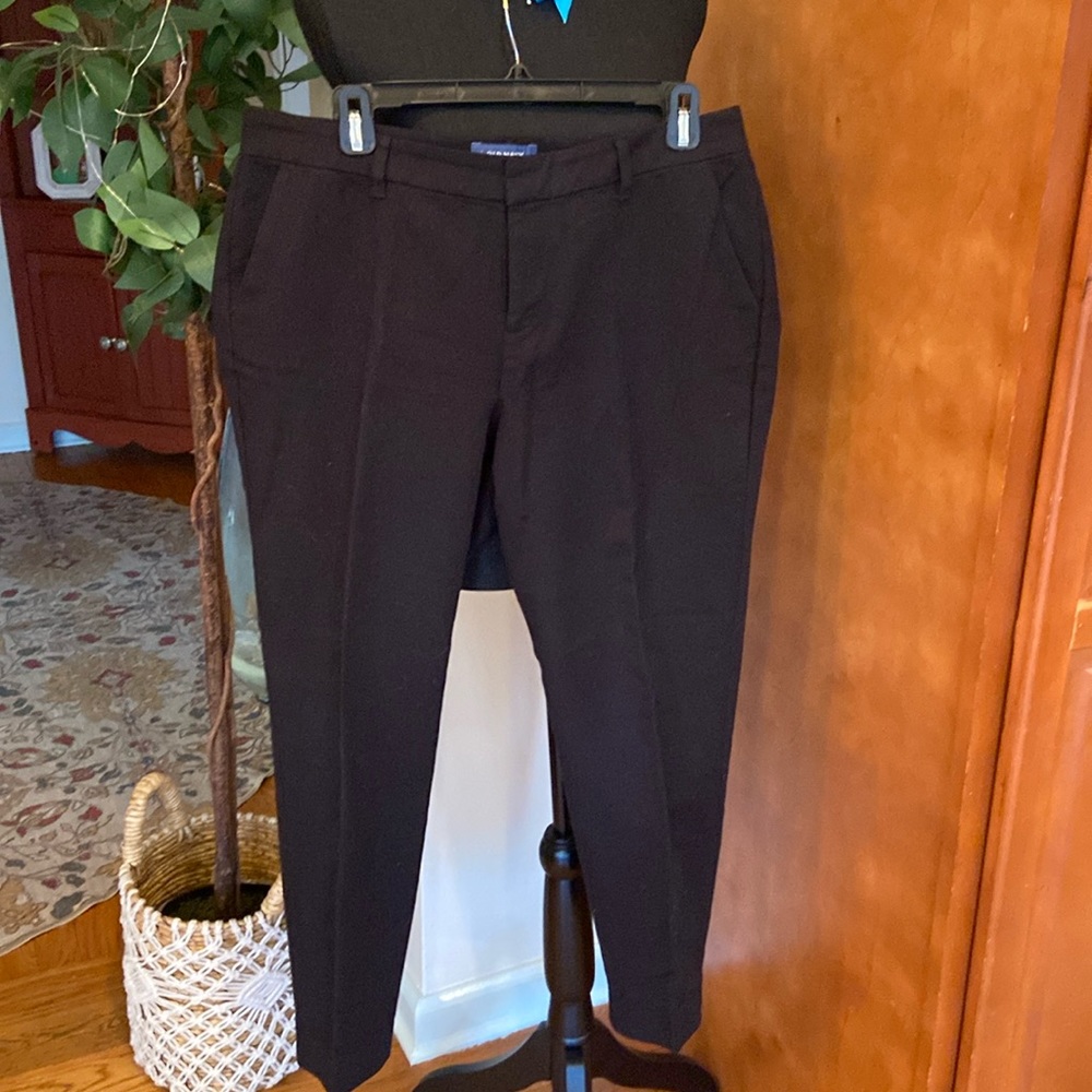 Old Navy Harper Stove Pipe Mid-Rise Pants for Women • black Jack • Size 8